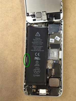 iPhone5バッテリー交換6